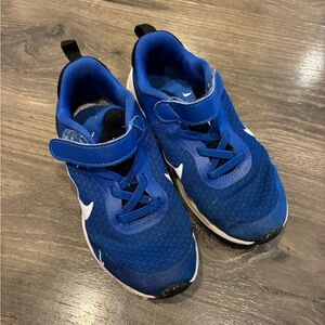 Nike Blue Mesh Sneakers with Velcro Strap